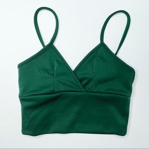 Scuba V-Neck Cross Bralette